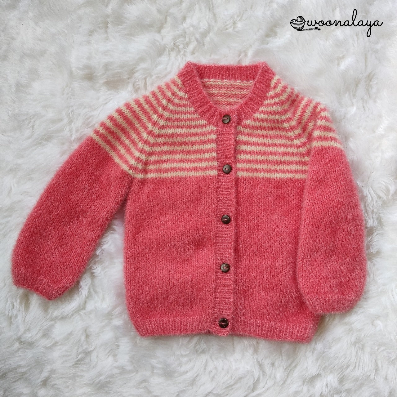 Woonalaya Hand Knitted Cardigan Sweater